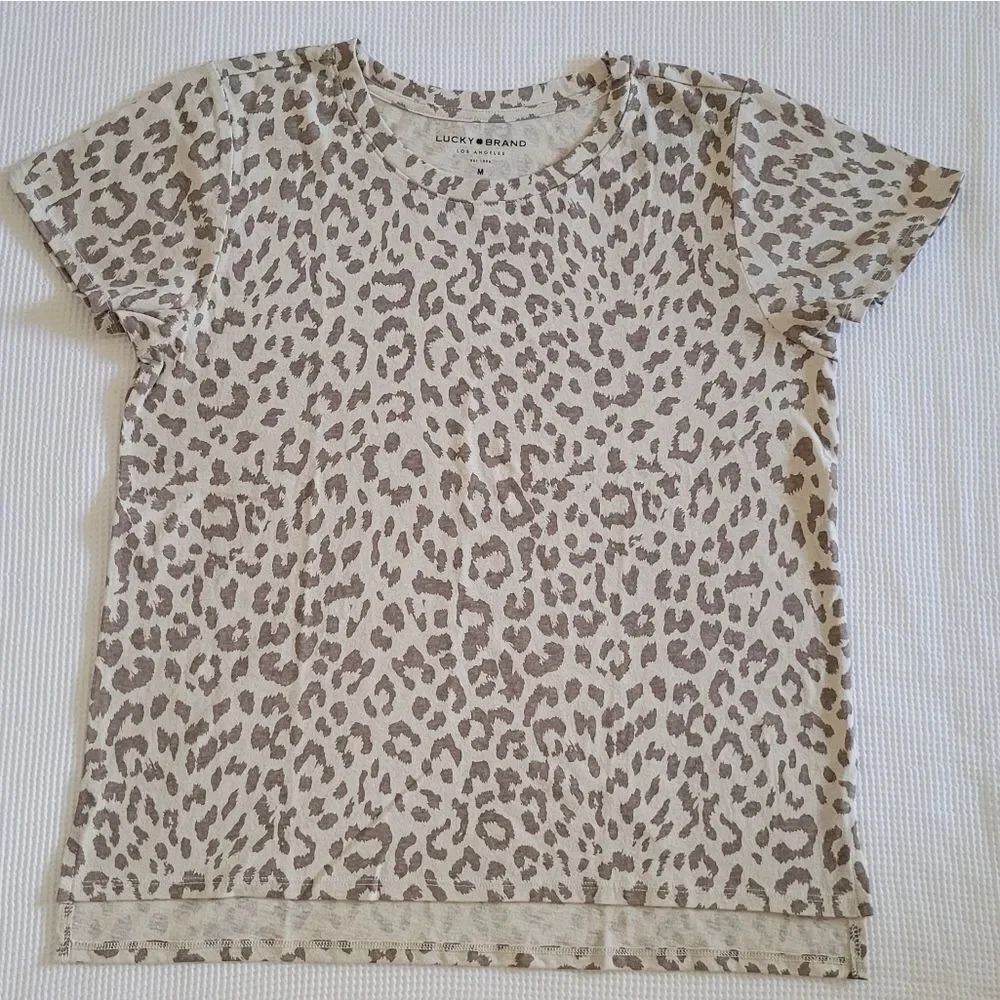 Lucky🍀 Brand Leopard🐆 Print Top
